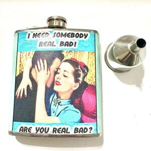 Flask Brand New. Never used. Comes with an easy pour spout